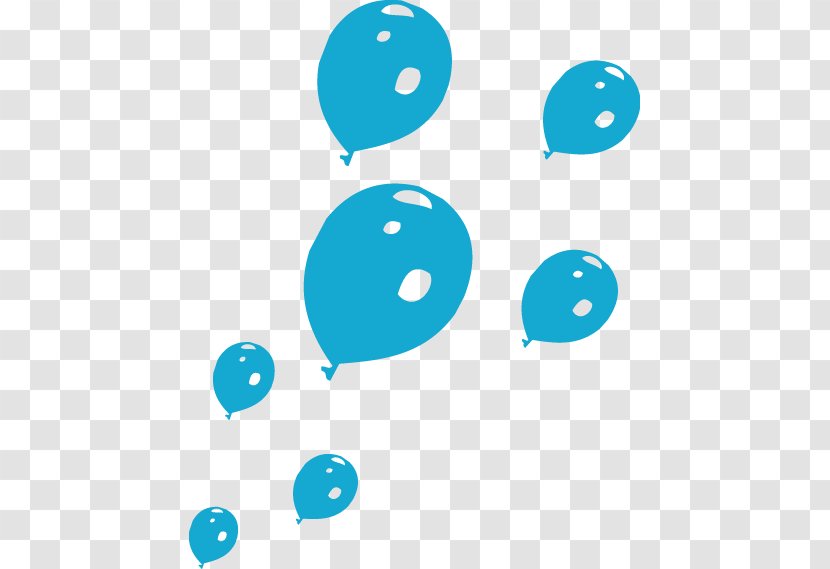 Blue Clip Art - Area - Balloons Transparent PNG