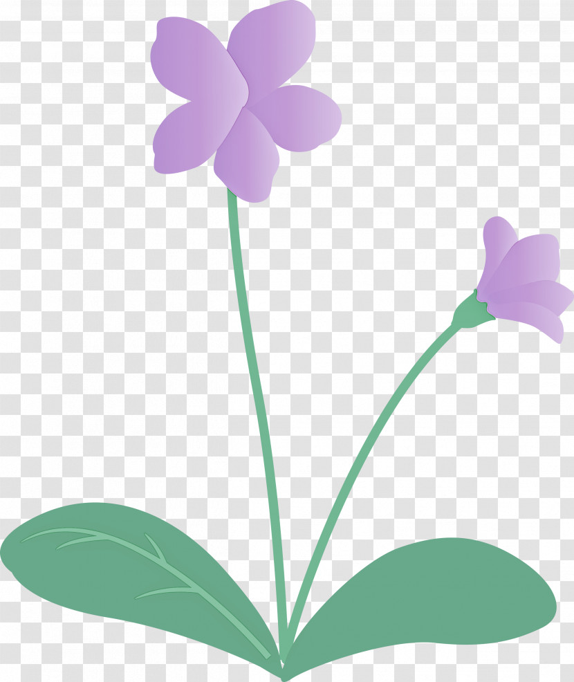 Violet Flower Transparent PNG