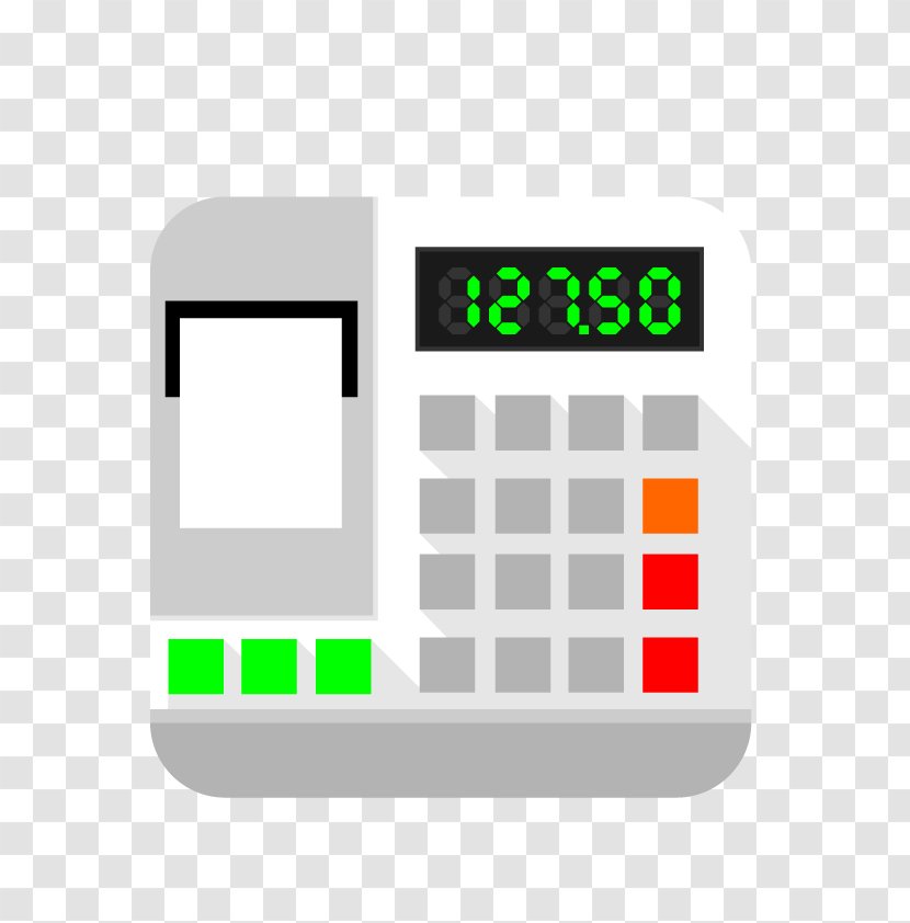 Point Of Sale Cash Register - Text - Vector Calculator Transparent PNG