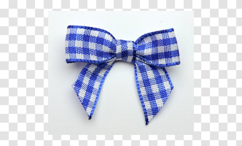 Tartan Necktie Cobalt Blue Bow Tie - Ribbon Weave Transparent PNG