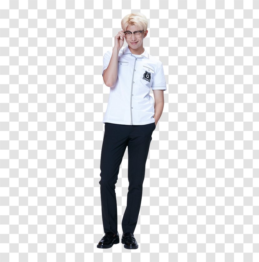 School Uniform BTS Dress - Sleeve - Bts Rm Transparent PNG