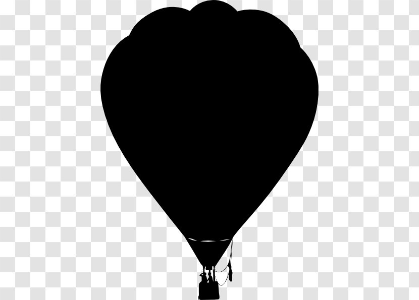 Hot Air Balloon Drawing Clip Art - Outline Transparent PNG