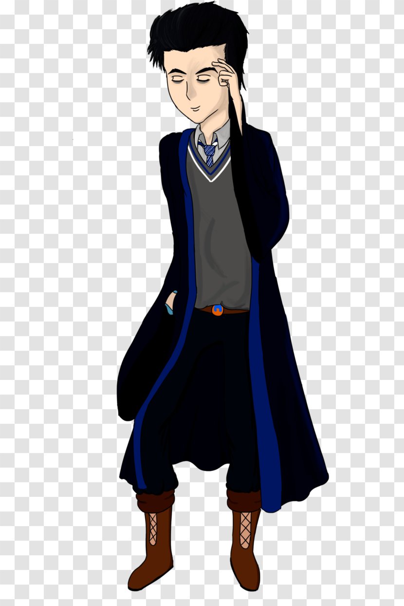 Cartoon Character Outerwear Fiction - Flower - Ravenclaw Transparent PNG