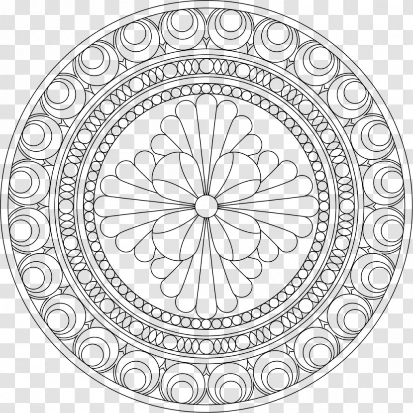 Mandala Coloring Book Child Drawing Transparent PNG