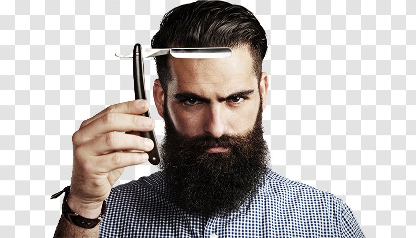 Hairstyle Barber Shaving Beard - Hair Care - Men Transparent PNG