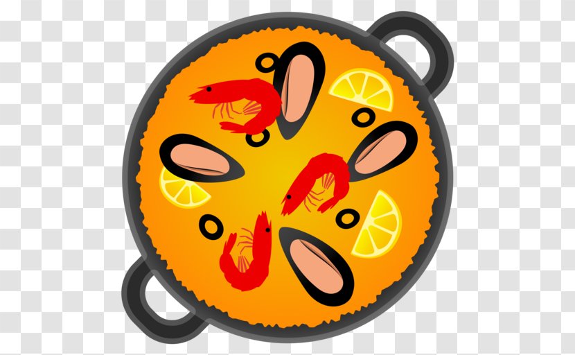 Paella Food Dish Rice Emoji - Meat - Android Oreo Transparent PNG