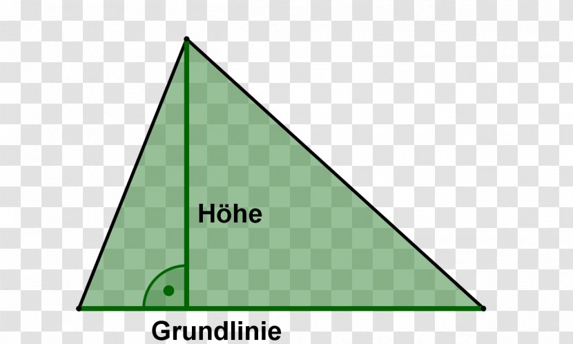 Triangle Point Green Diagram - Area Transparent PNG