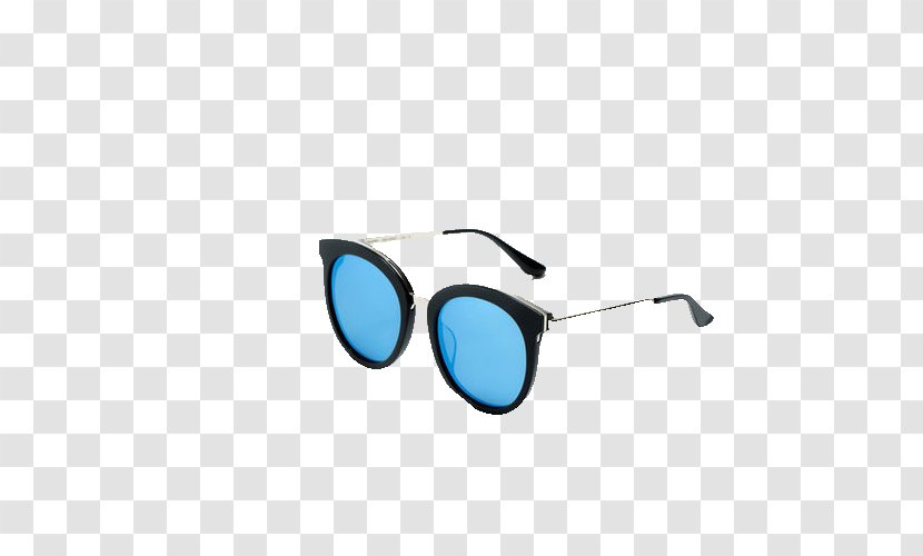 Goggles Sunglasses - Mirror - 2016 Europe And Sky Blue Metal Transparent PNG