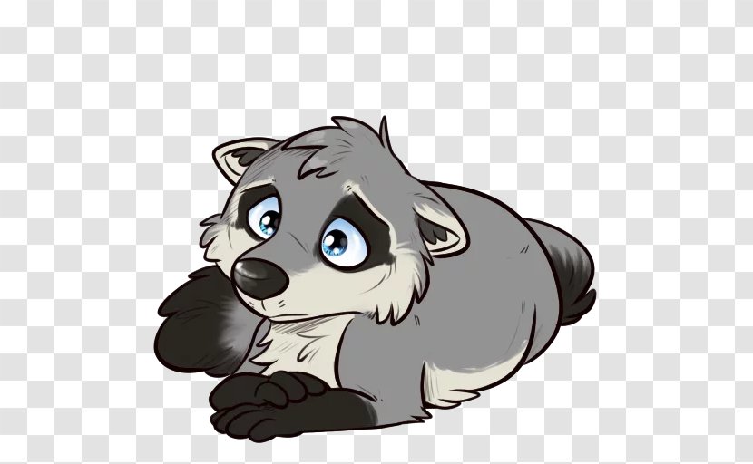 Whiskers Sticker Telegram Raccoons Dog Transparent PNG