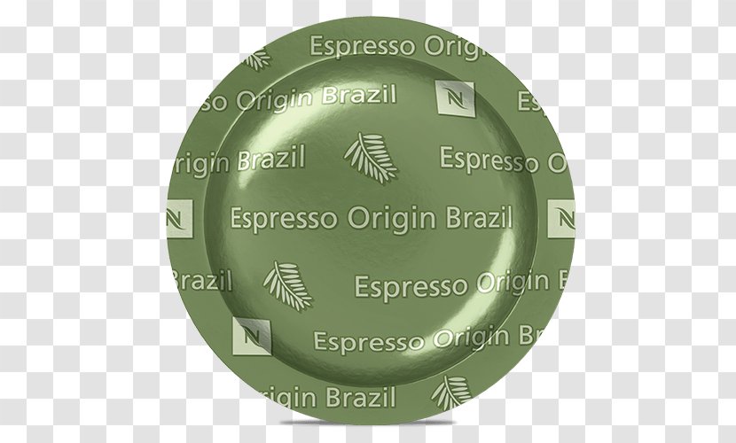 Nespresso Coffee Brazil Origin Espresso - Green Transparent PNG