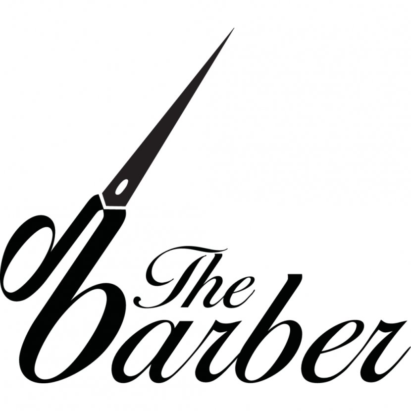 Barbershop Logo Scissors - Brand - Barber Transparent PNG