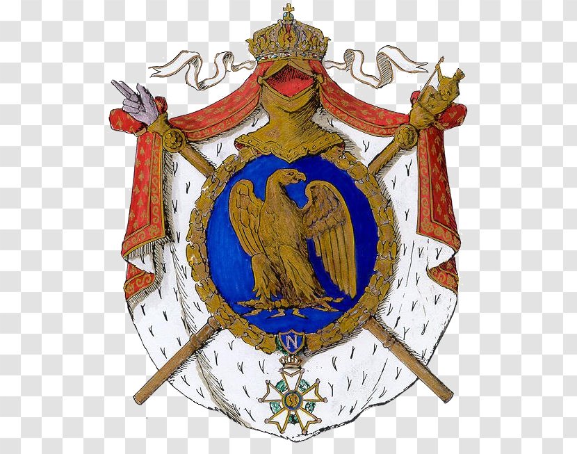 First French Empire Napoleonic Wars France Second Coat Of Arms - Crest Transparent PNG