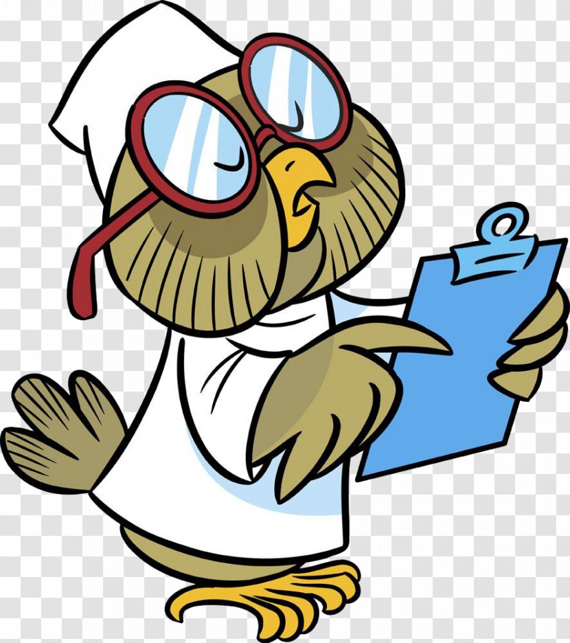 Owl Cartoon Physician Clip Art - Royaltyfree - Doctor Transparent PNG