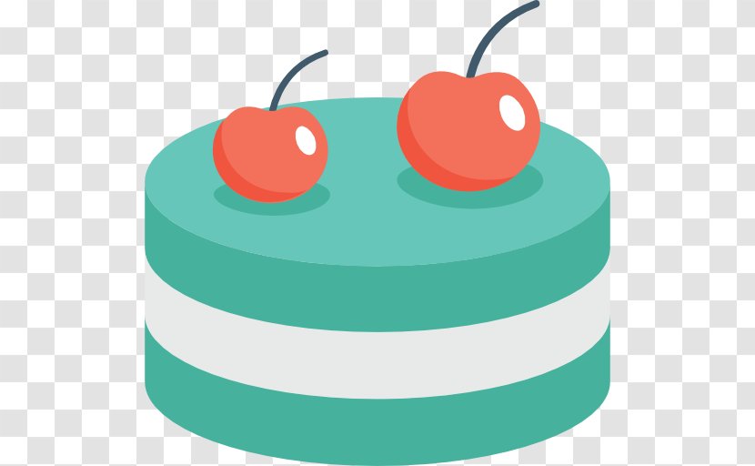 Cherry Cake Birthday Milk Cupcake Cream - Green Transparent PNG