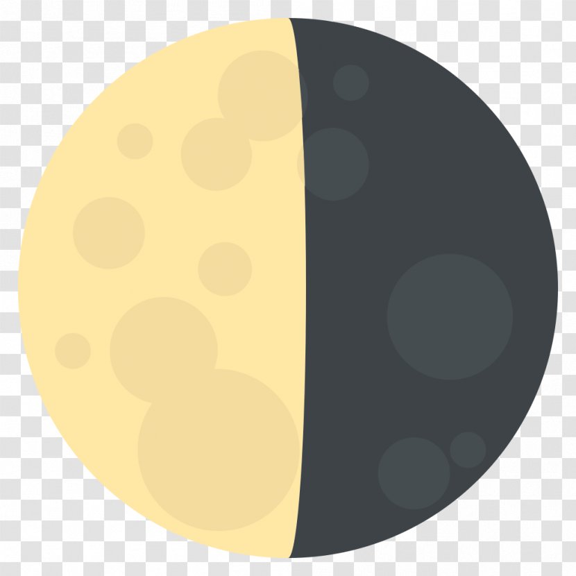 Lunar Eclipse Laatste Kwartier New Moon Phase - Yellow Transparent PNG