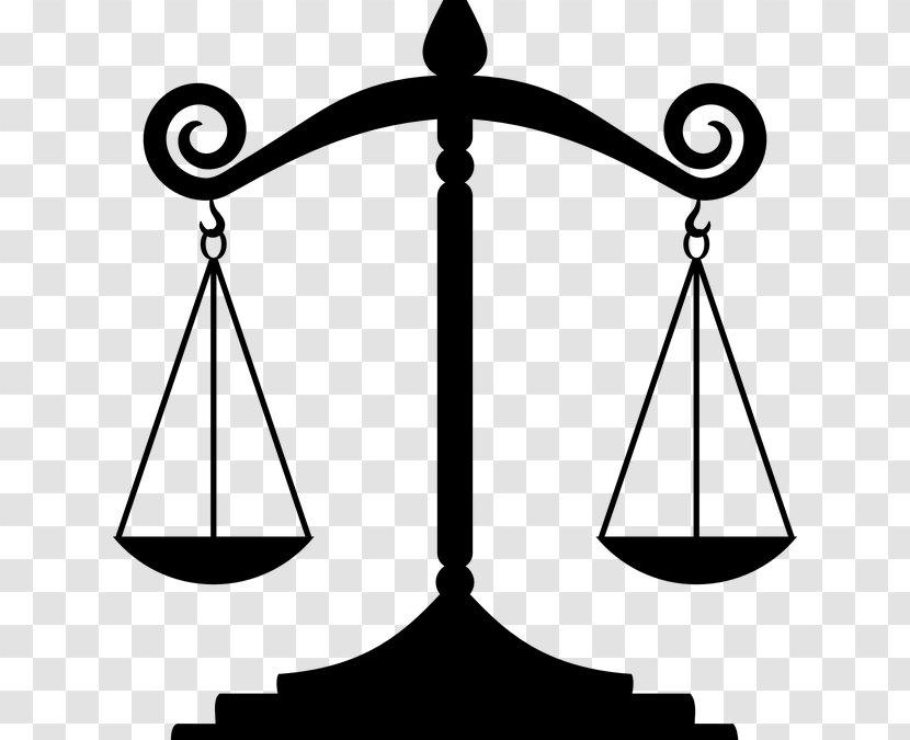 Lawyer Measuring Scales Judge Clip Art - Court Transparent PNG