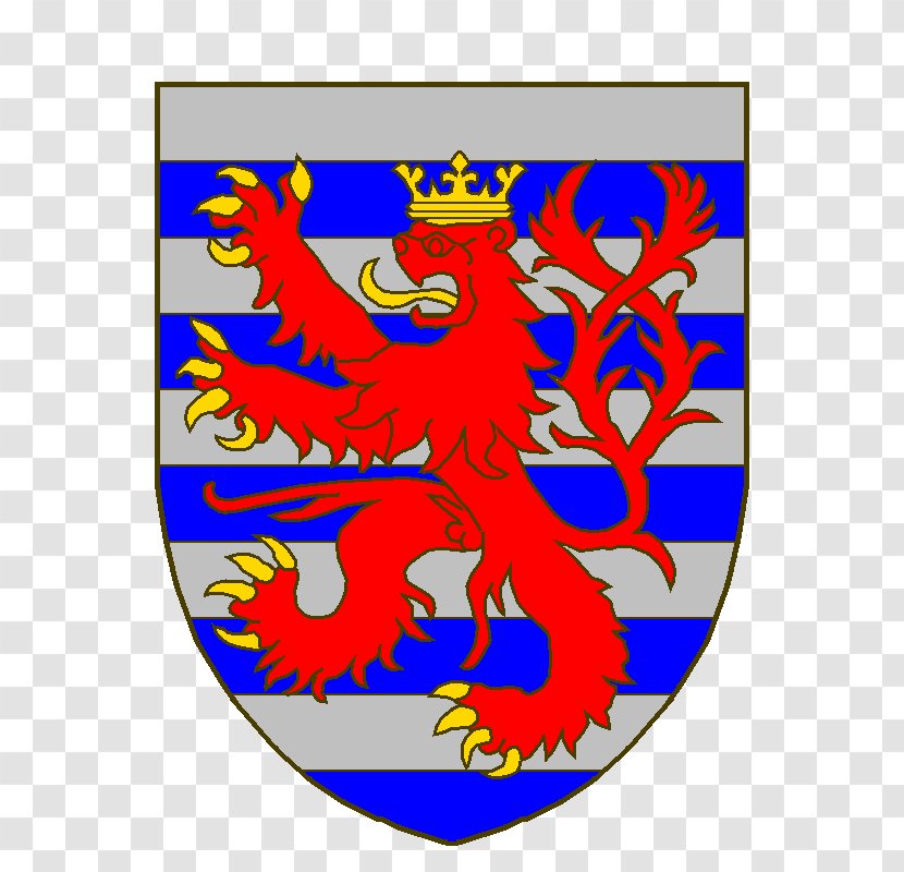 Coat Of Arms Luxembourg Gules Grevenmacher Azure - Heraldry - La Land Transparent PNG