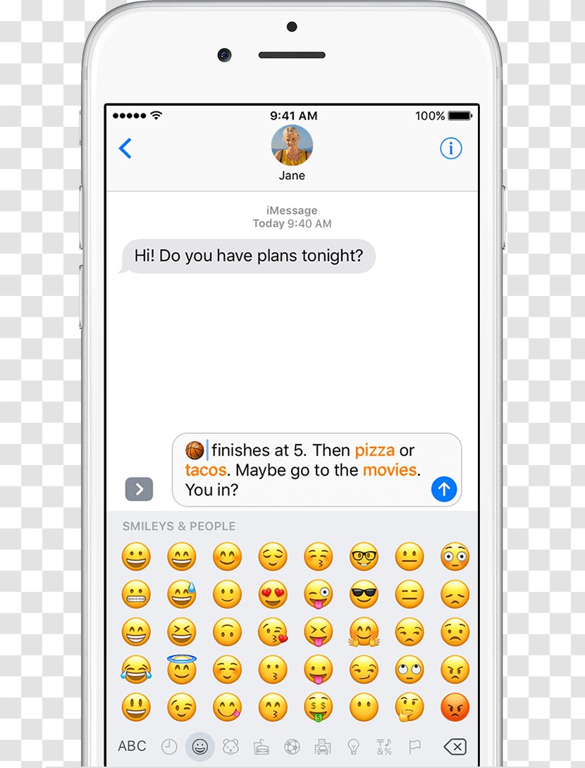 IOS 10 Emoji Messages Apple Transparent PNG