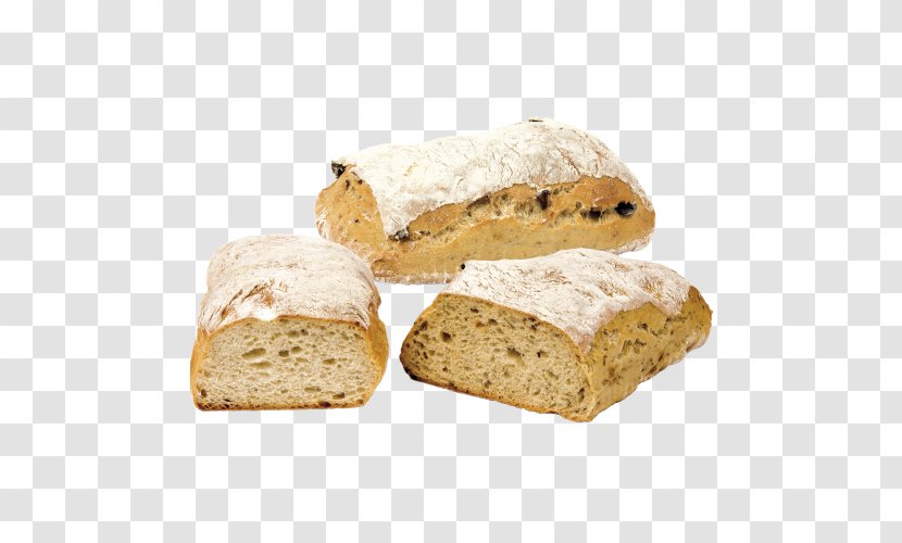 Rye Bread Soda Ciabatta Stollen Brown - Sliced Transparent PNG