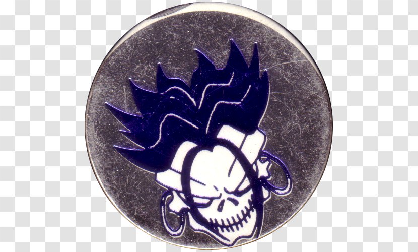 Skull Cobalt Blue Emblem Badge Earring - Elvis Presley Transparent PNG