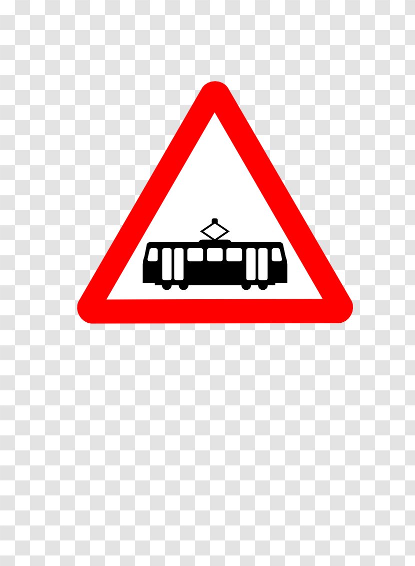 Tram Rail Transport Traffic Sign Warning Police - School Zone - Slides Transparent PNG