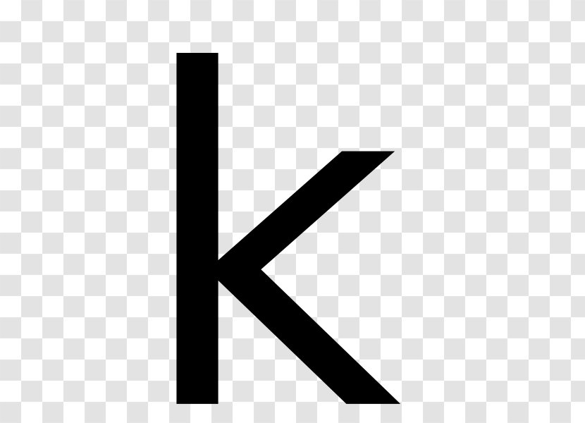Letter Case K Alphabet - Logo - Lowercase Transparent PNG
