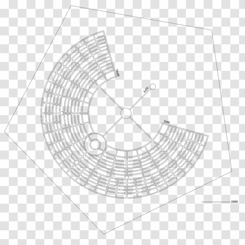 2017 Burning Man Circle Pattern Transparent PNG