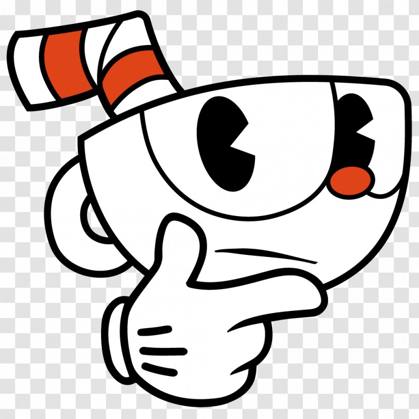 Cuphead YouTube Video Game - Heart - Trump Dabbing Vector Transparent PNG