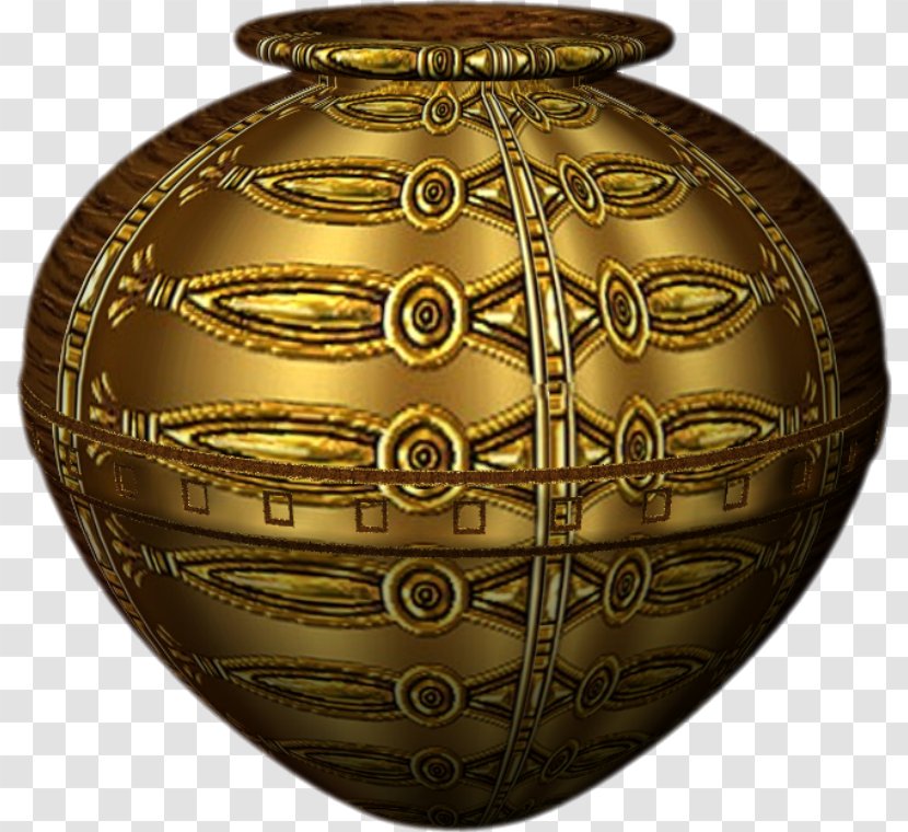 Brass Bronze Vase - Material Transparent PNG
