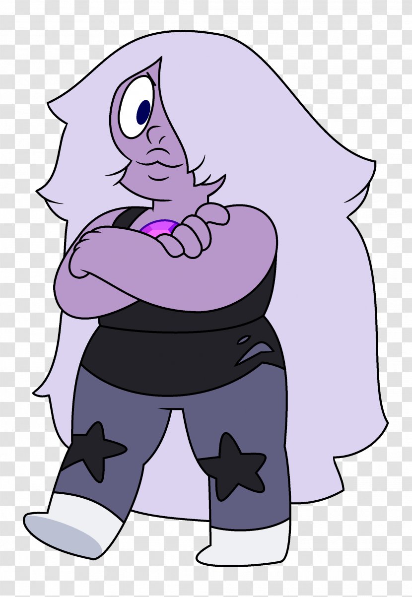 Steven Universe Amethyst Reformed Model Sheet Character - Silhouette Transparent PNG