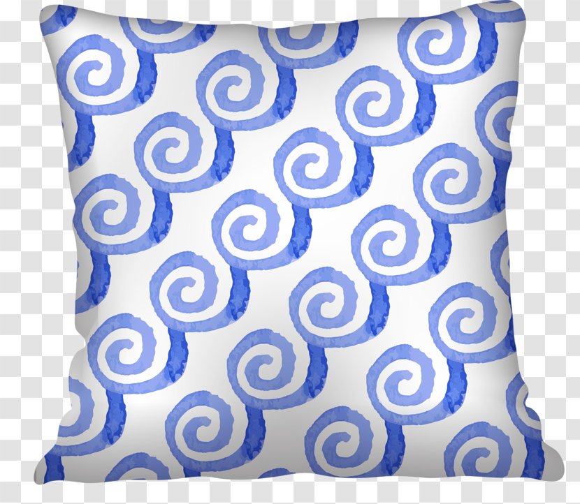 Pillow Dakimakura - Cobalt Blue - Pattern Transparent PNG