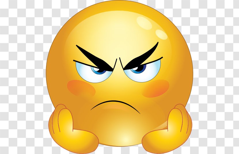 Emoticon Anger Emoji Smiley Clip Art - Symbol - Grumpy Face Cliparts Transparent PNG