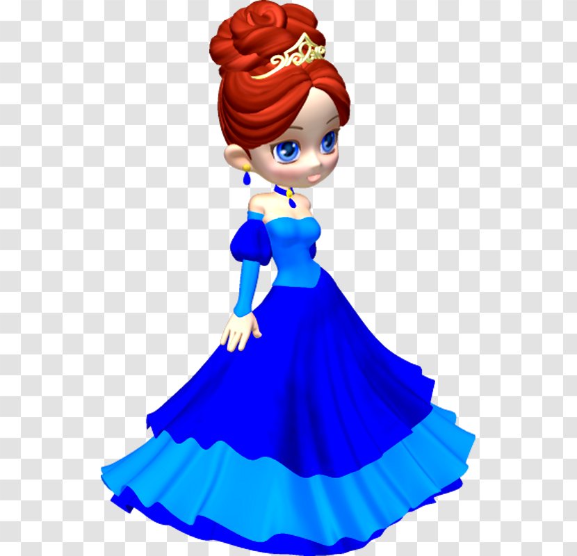 Disney Princess Clip Art - Blue - Princesses Cliparts Transparent PNG