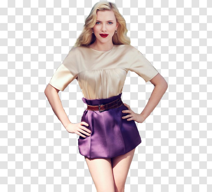 Scarlett Johansson Cocktail Dress Waist Fashion - Frame - Blonde Girls Transparent PNG
