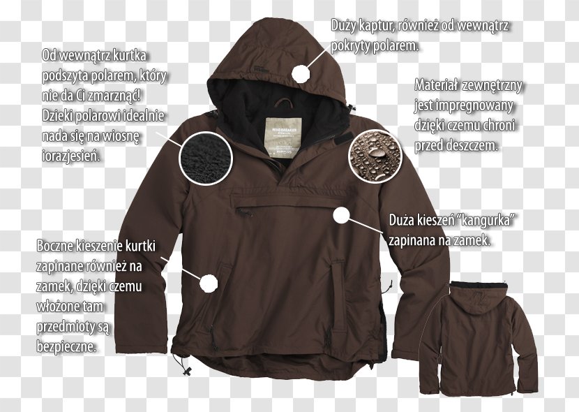 Hoodie Jacket Windbreaker Parka Clothing - Brand Transparent PNG