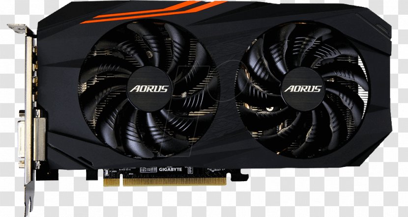 Graphics Cards & Video Adapters AMD Radeon RX 580 Gigabyte Technology GDDR5 SDRAM - Amd 500 Series - Io Card Transparent PNG