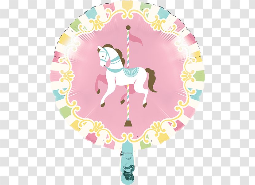 balloon baby shower carousel birthday party pink transparent png pnghut