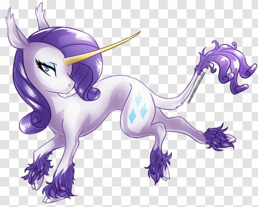 Rarity Horse Pony Art Drawing - Silhouette - Unicorn Horn Transparent PNG