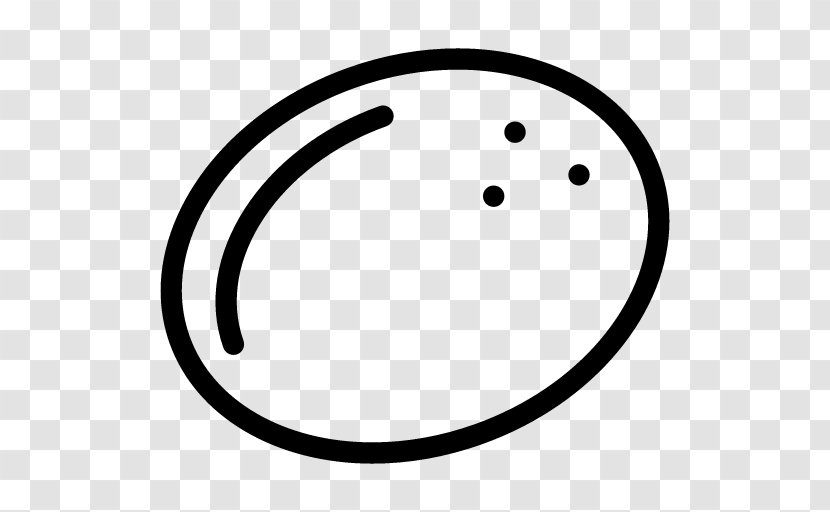 Facial Expression Smile Circle Line Art Clip - Black - Coconut Transparent PNG