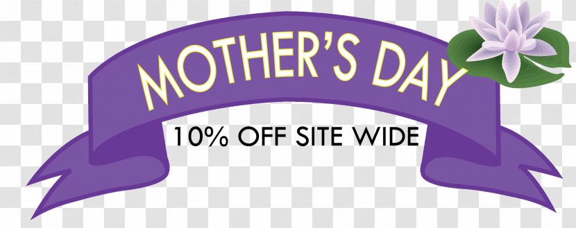 Ribbon Logo Clip Art - Area - Mother's Day Banners Transparent PNG