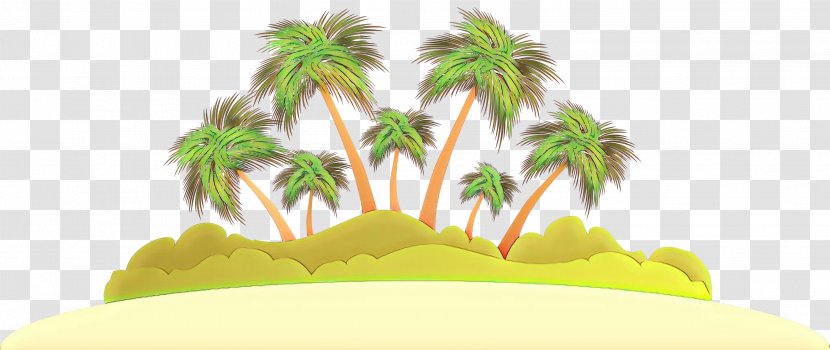 Coconut Tree Cartoon - Palm - Plant Stem Wildlife Transparent PNG