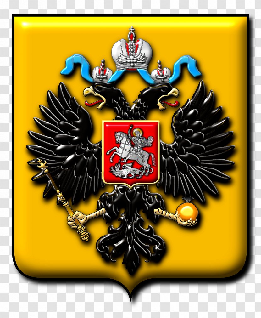 Russian Empire Coat Of Arms Russia Heraldry - Crest Transparent PNG