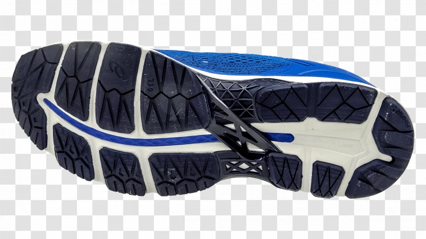 Sneakers ASICS Running Blue Shoe - White - Koole Sport Transparent PNG