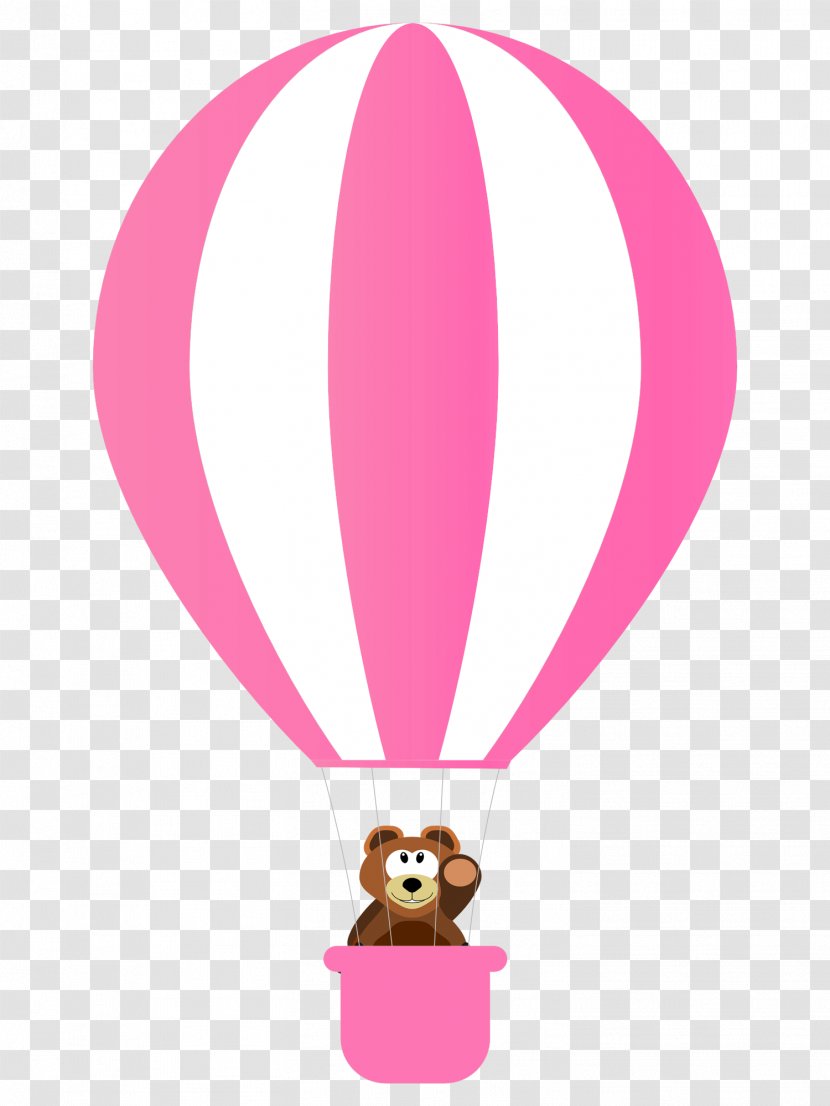 Hot Air Balloon Toy Idea - Magenta - Nursery Transparent PNG