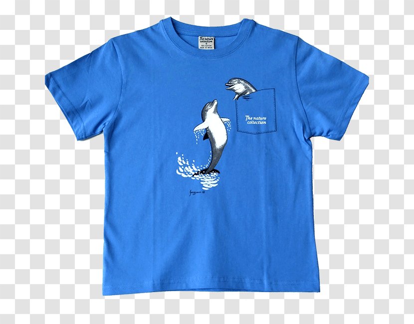 T-shirt Sleeve Polo Shirt Crew Neck - Electric Blue Transparent PNG