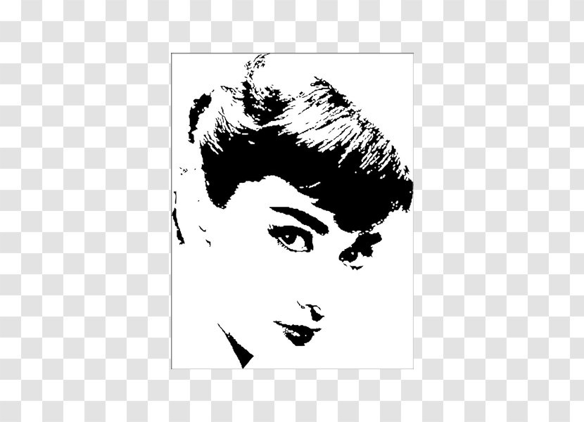 Pop Art Black And White Painting Photography - Wall Decal Transparent PNG