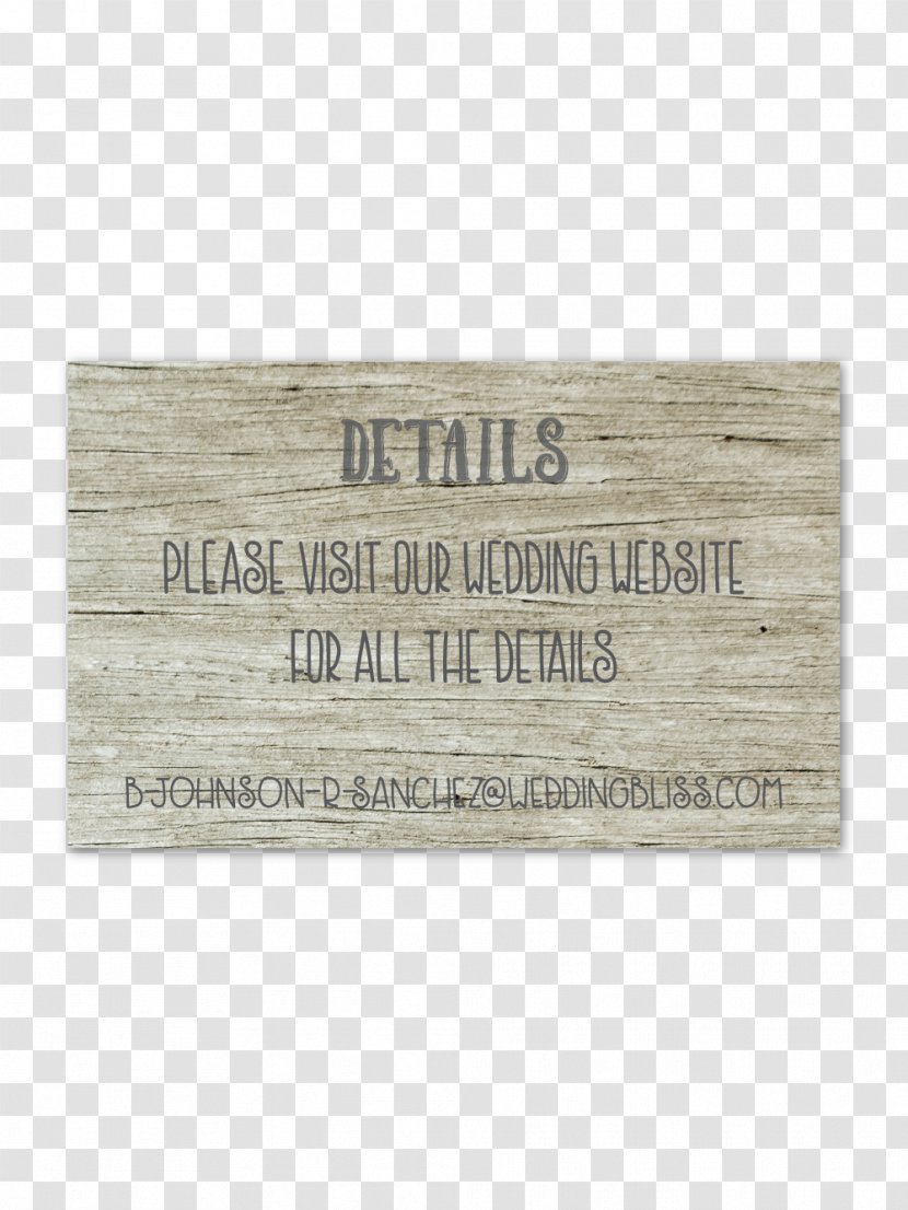 Wedding Invitation Paper Wood Place Cards RSVP Transparent PNG