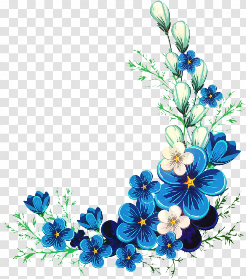Clip Art Floral Design Flower Borders And Frames - Wildflower - Painting Transparent PNG