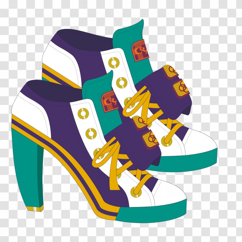 High-heeled Footwear Shoe - Yellow - Ladies High Heels Transparent PNG