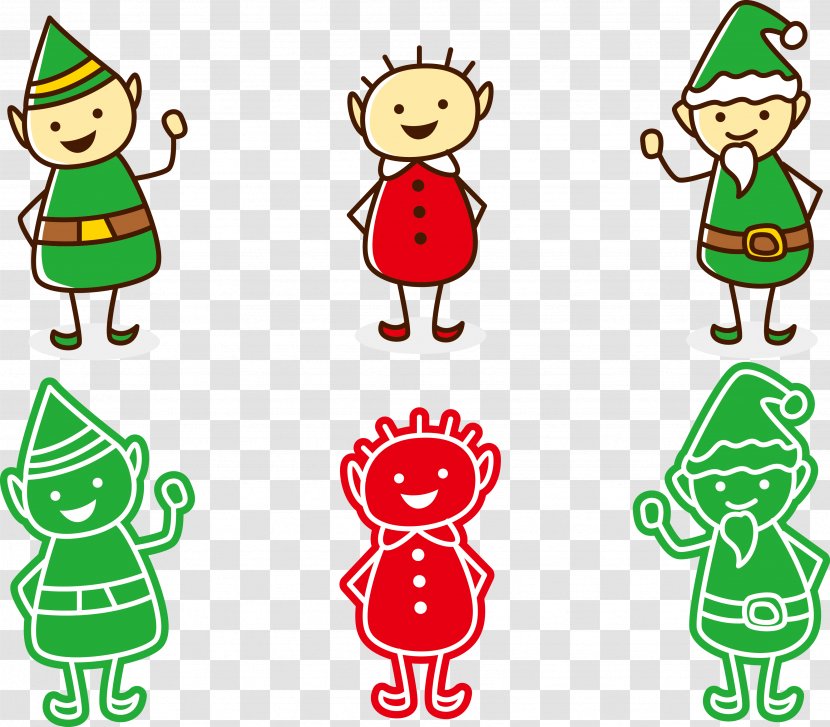 Santa Claus Cartoon Christmas Tree Clip Art - Doll Transparent PNG